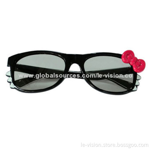 Children's Passive Polarized 3D Video Glasses